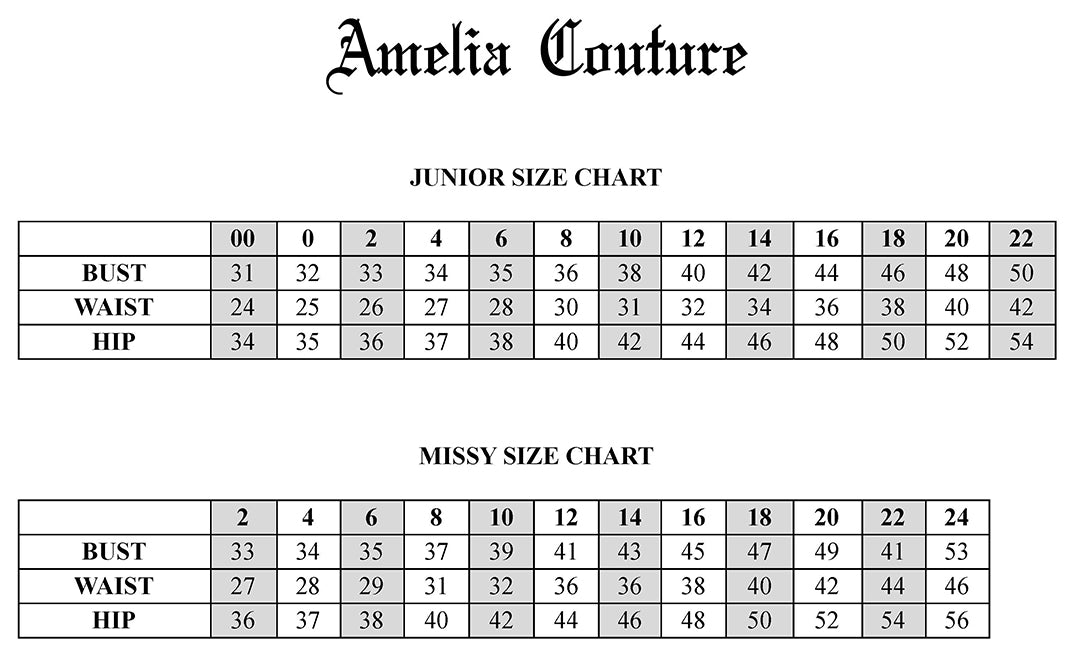 Amelia Couture 9063S Dress