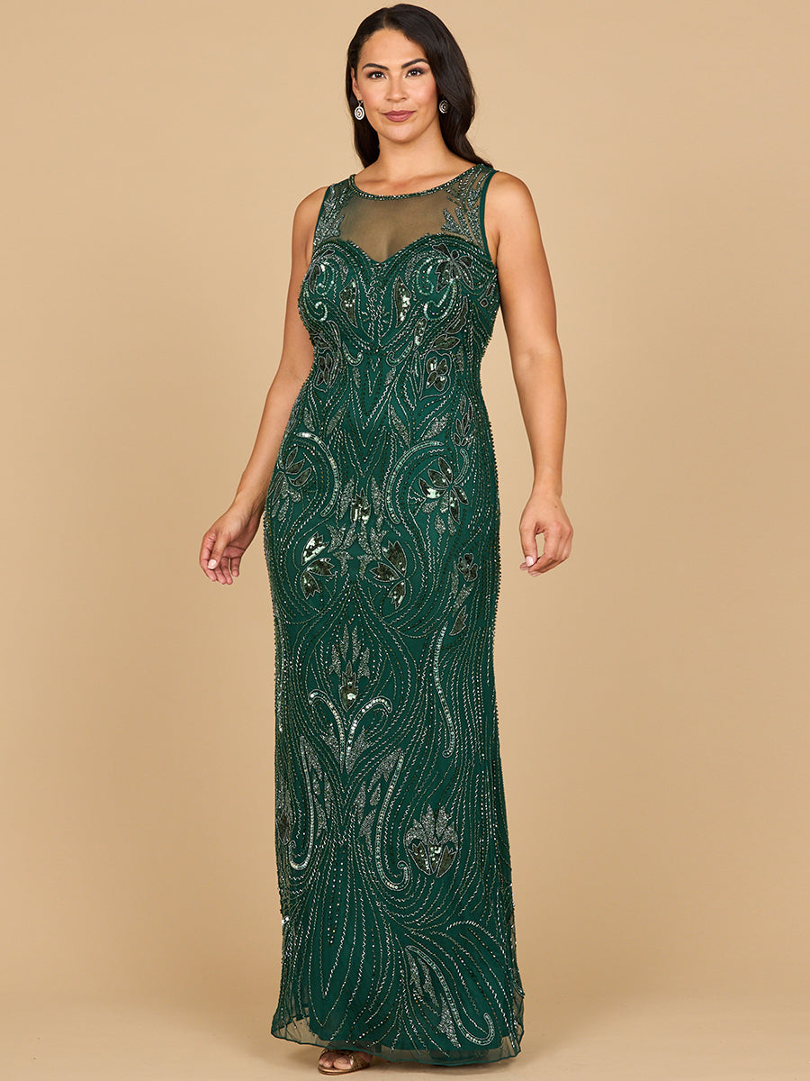 formal sequin dress One-Shoulder Sequin Long A-Line Formal Dress -PromGirl Midnight / 2