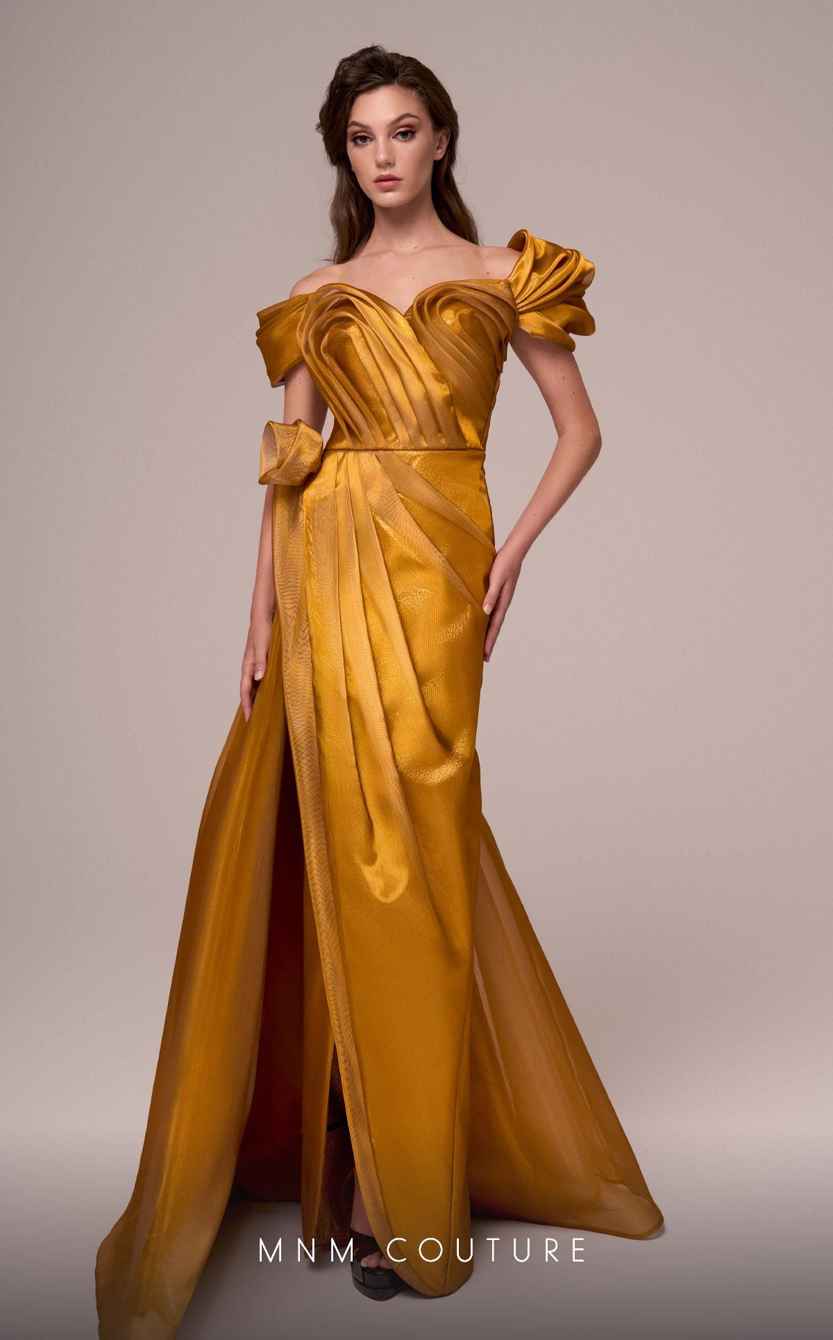 fouad sarkis gold dress Fouad Sarkis F2366
