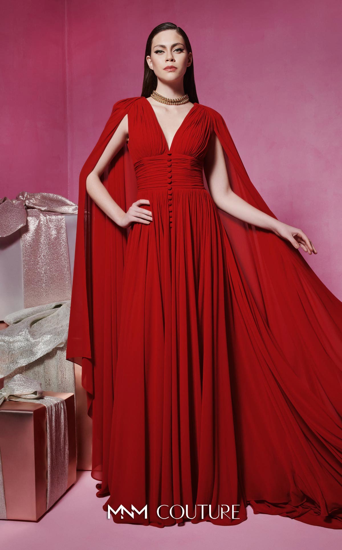 fouad sarkis red dress Fouad Sarkis F02845 Mint / 12