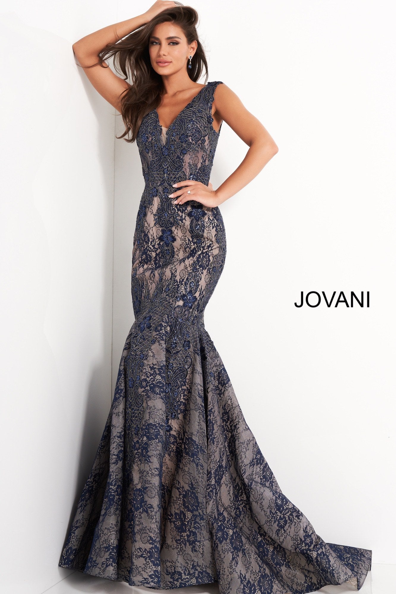 Jovani 04585 Prom Dress - Navy | NewYorkDress Jovani 04585 Prom Dress - Navy | NewYorkDress