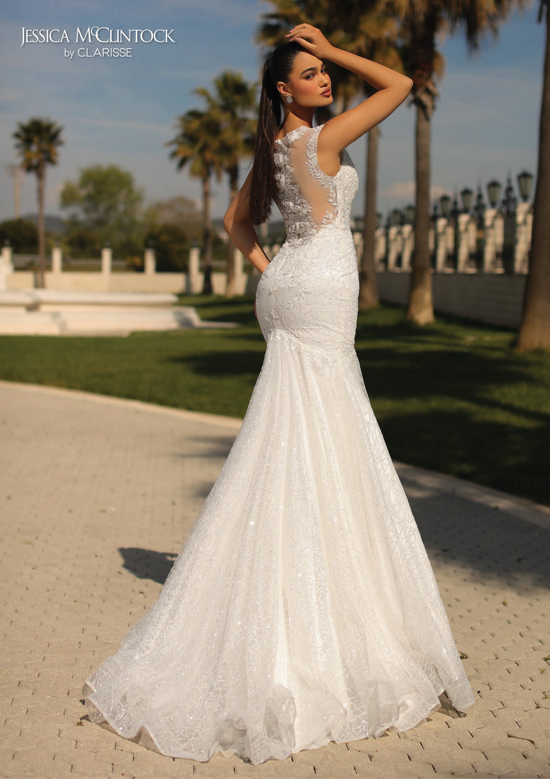 jessica mcclintock white dress Clarisse 700367 Dress Ivory / 14