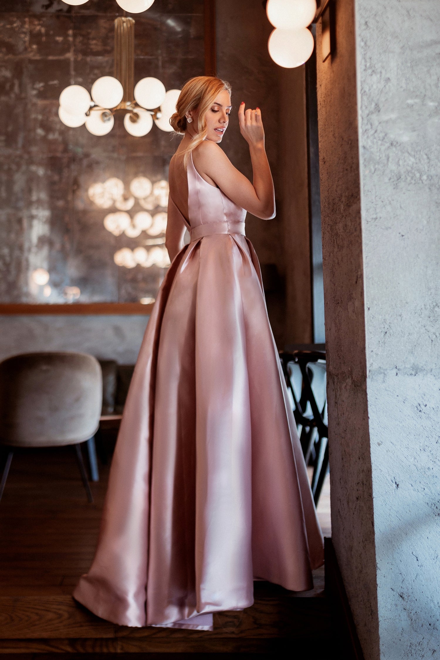 light pink ball gown prom dress Light Pink Lace Off Shoulder Long Prom Dress, Pink Evening Dress US 8 / Custom Color