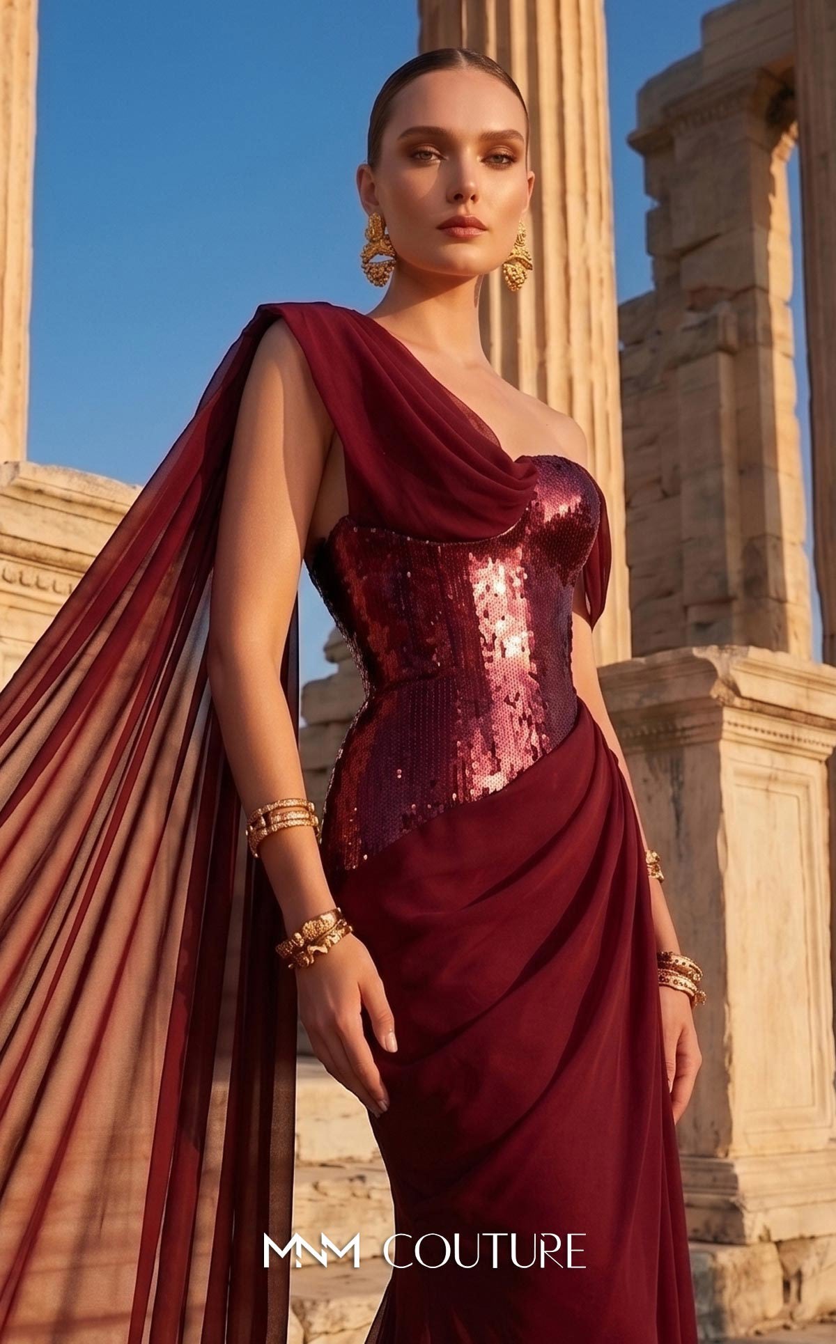 Fouad Sarkis F03017 Dress - ElbisNY