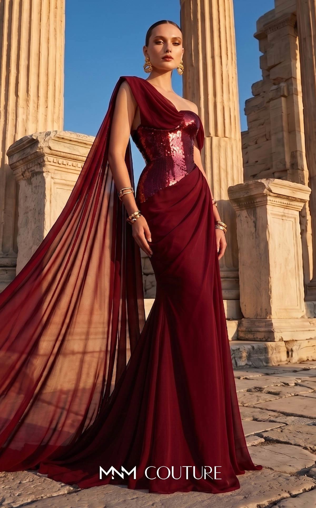 Fouad Sarkis F03017 Dress - ElbisNY
