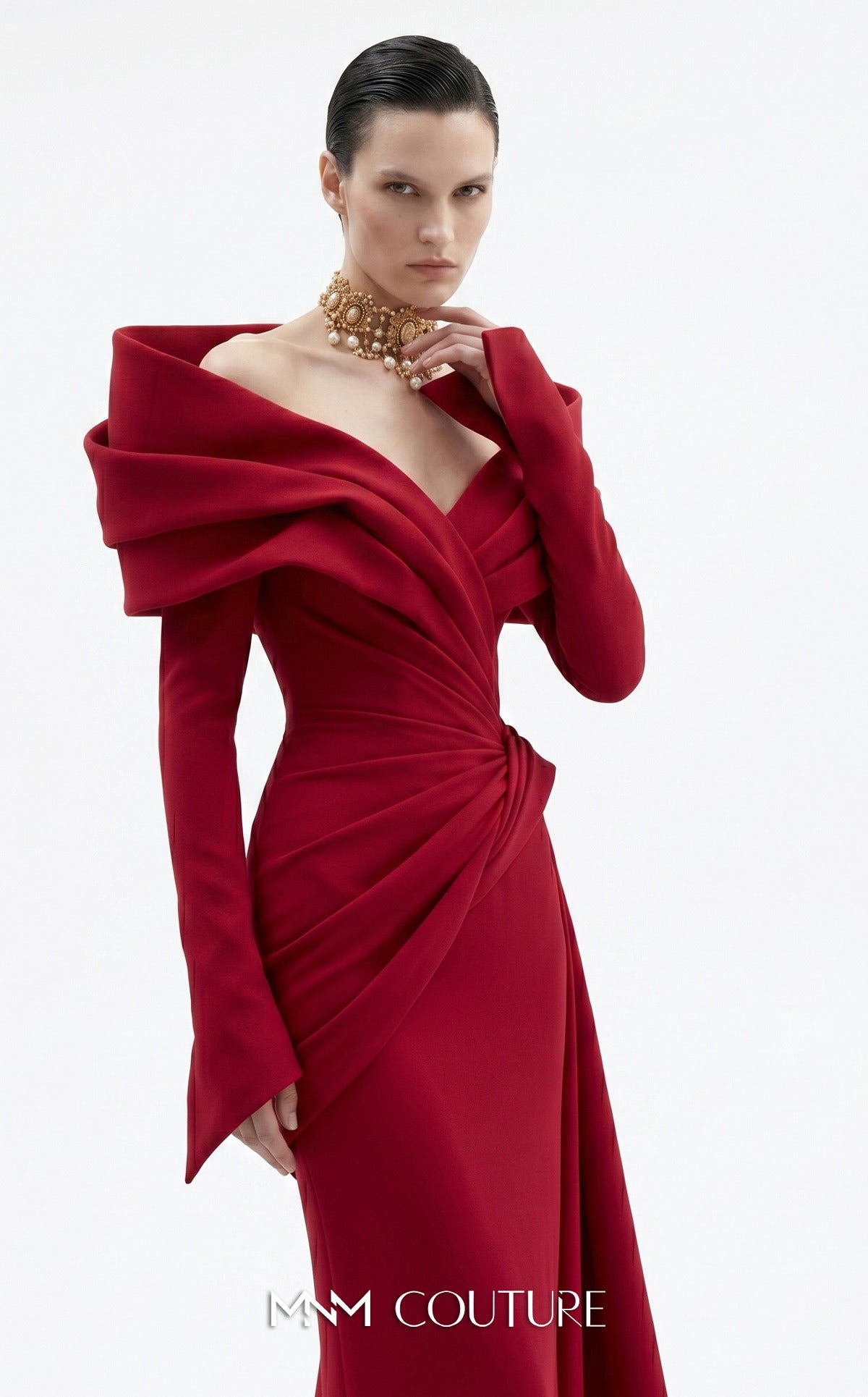Fouad Sarkis F03049 Dress - ElbisNY