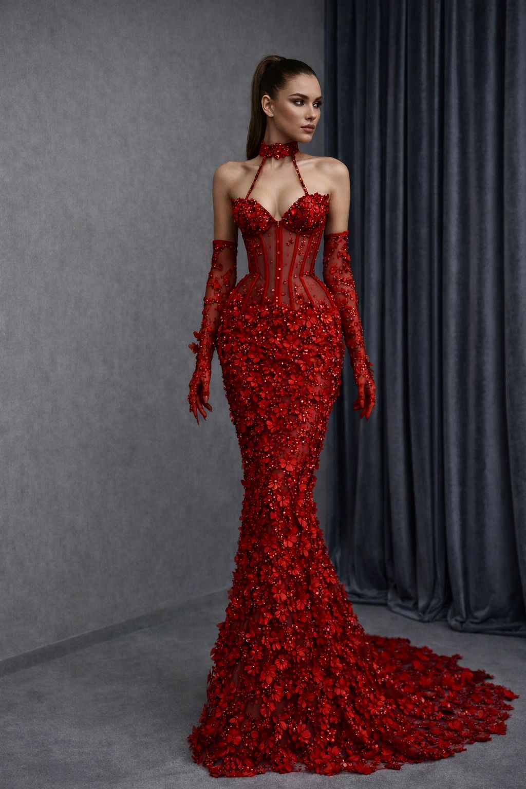 ARIA’NUR COUTURE AR-EV-59 Dress