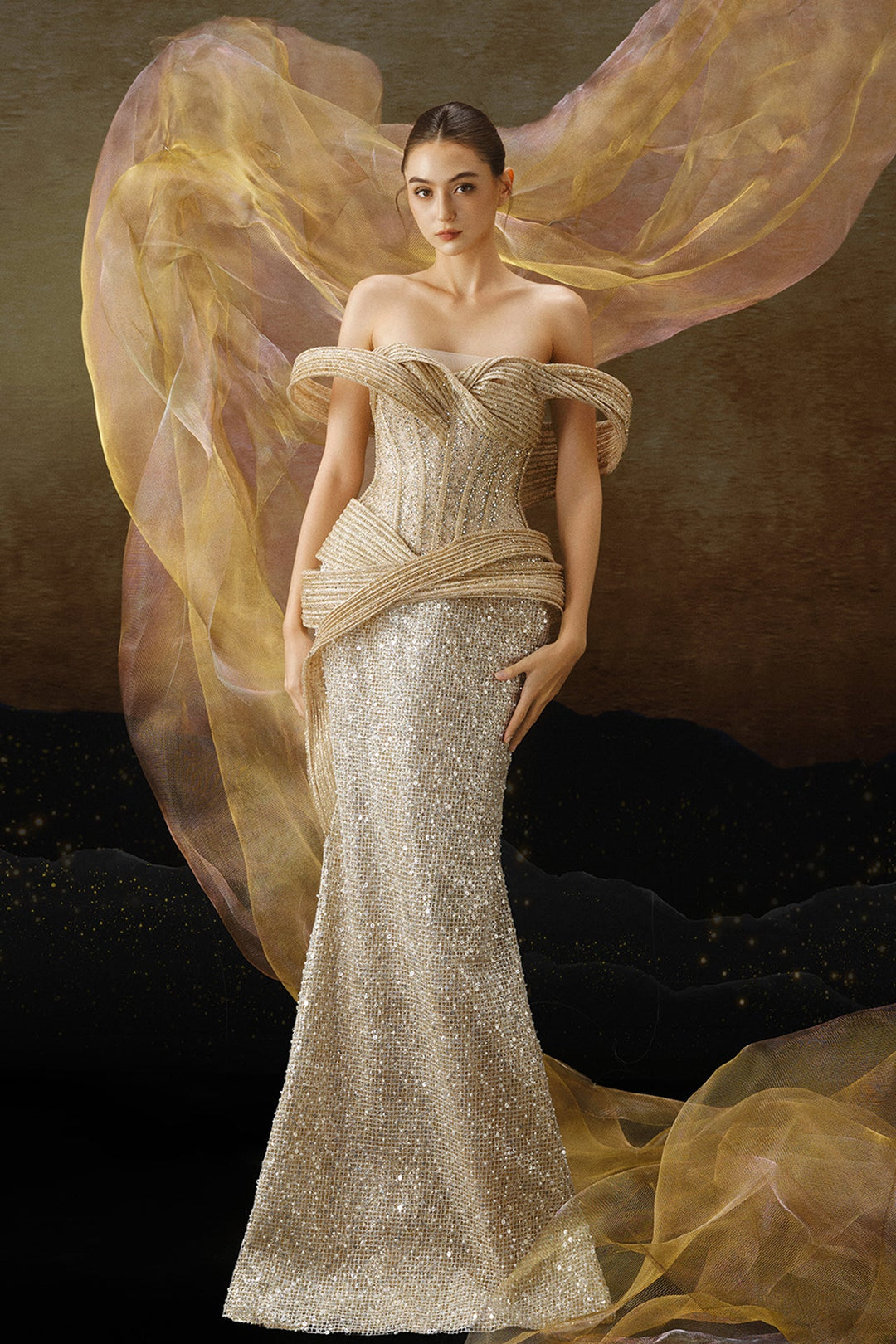 Linh Nga Couture LXBCT175 Dress - ElbisNY