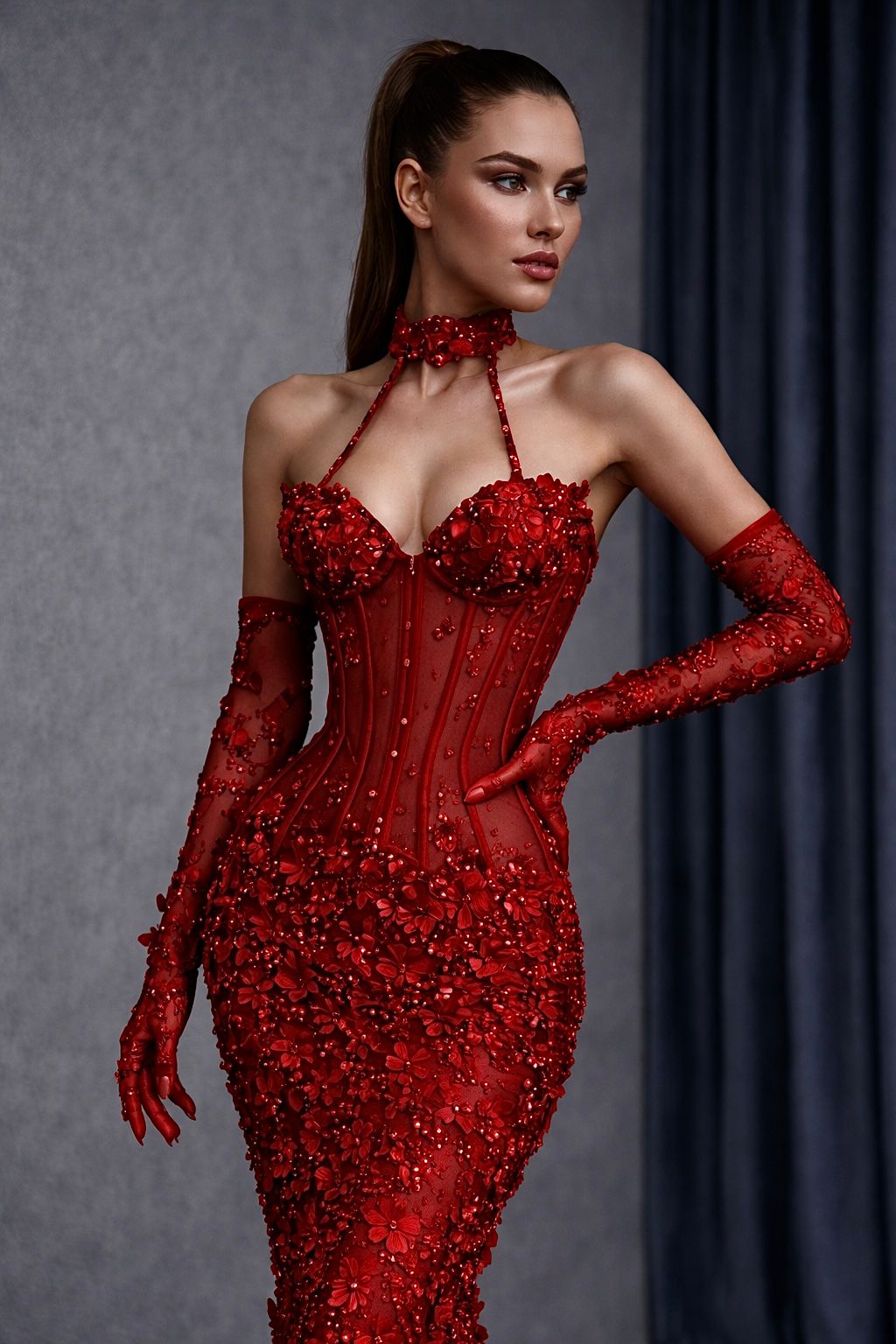 ARIA’NUR COUTURE AR-EV-59 Dress