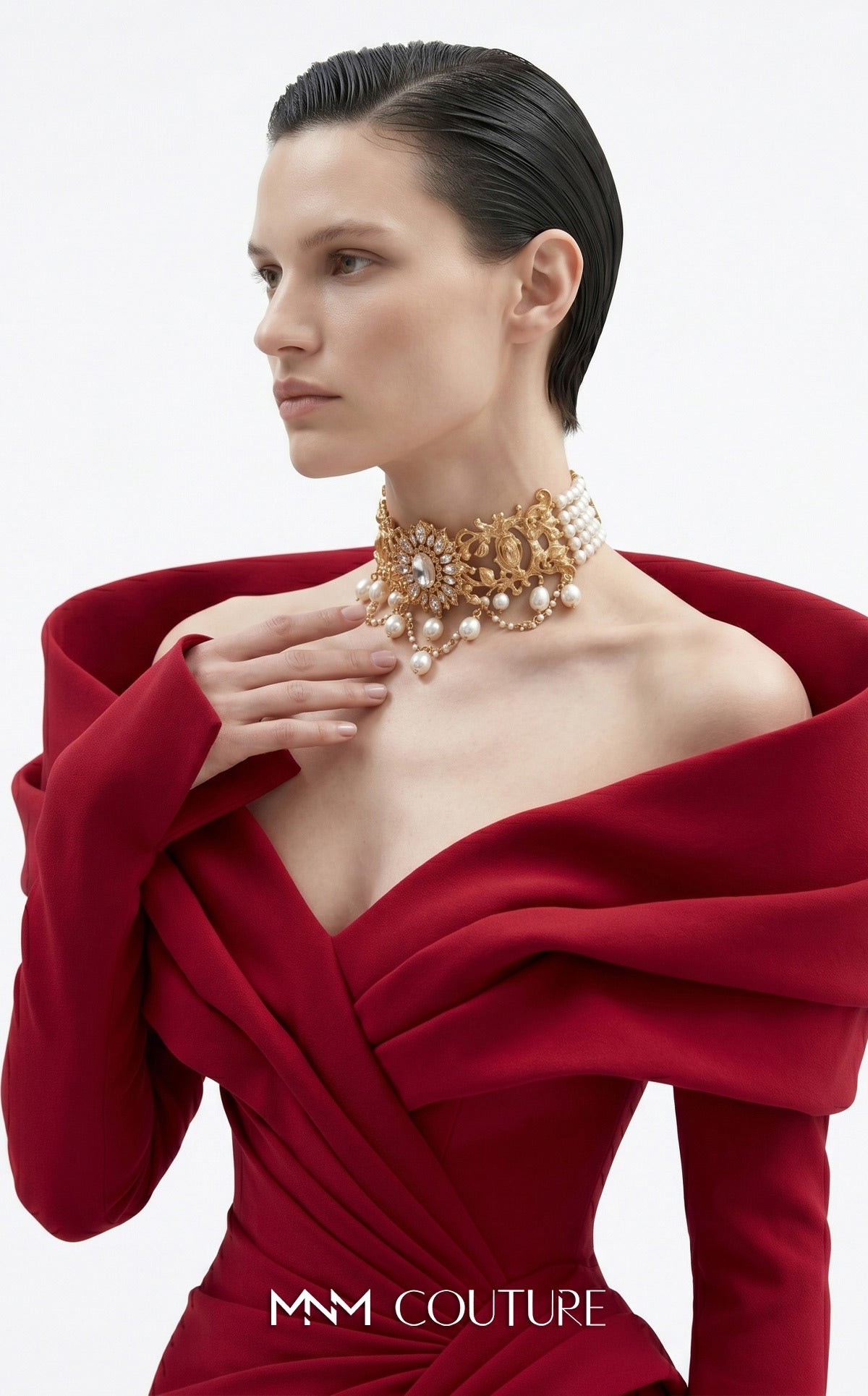 Fouad Sarkis F03049 Dress - ElbisNY
