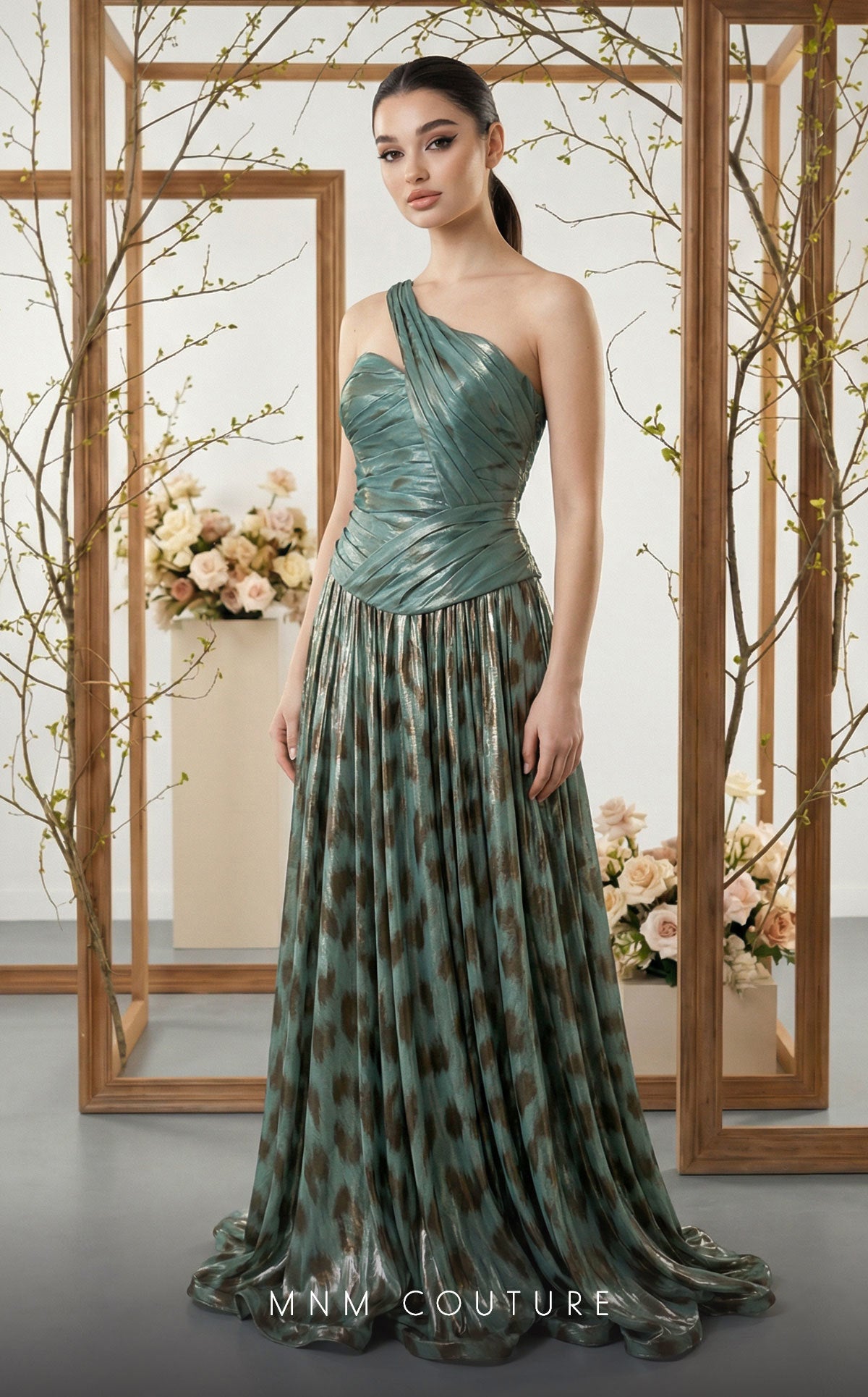fouad sarkis evening dresses Fouad Sarkis F03008 Gradient Tulle Evening Gown