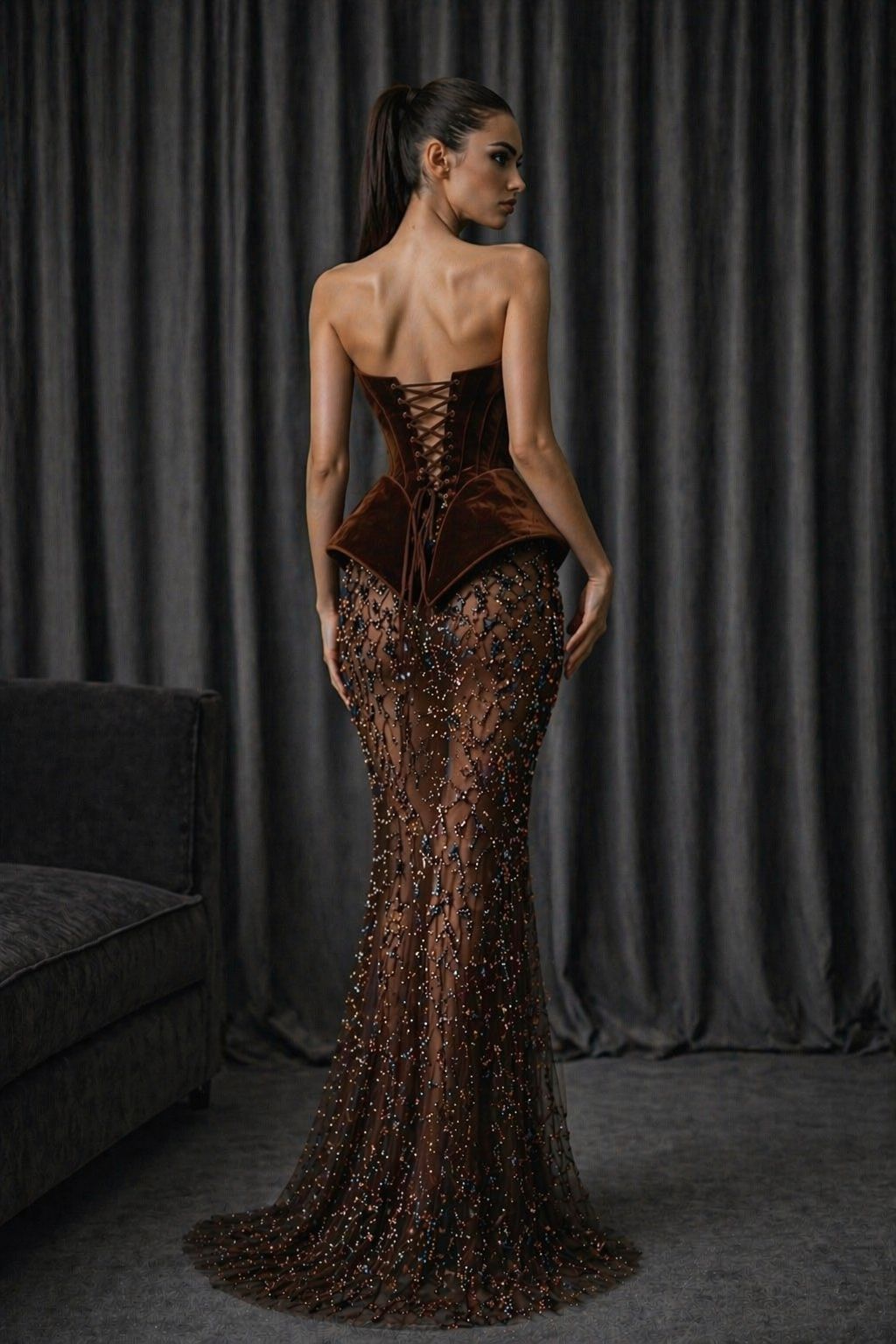 ARIA’NUR COUTURE AR-EV-36 Dress