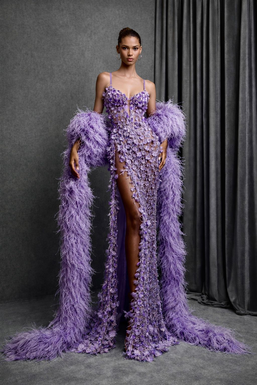 ARIA’NUR COUTURE AR-EV-58 Dress