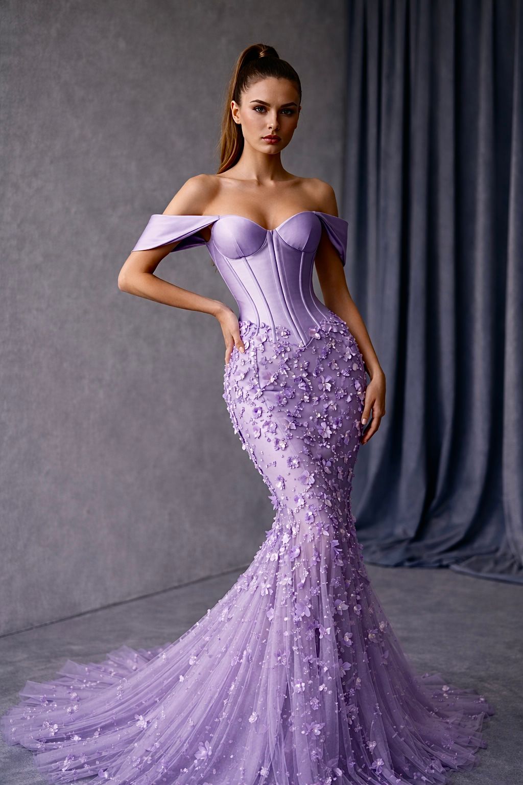 ARIA’NUR COUTURE AR-EV-56 Dress