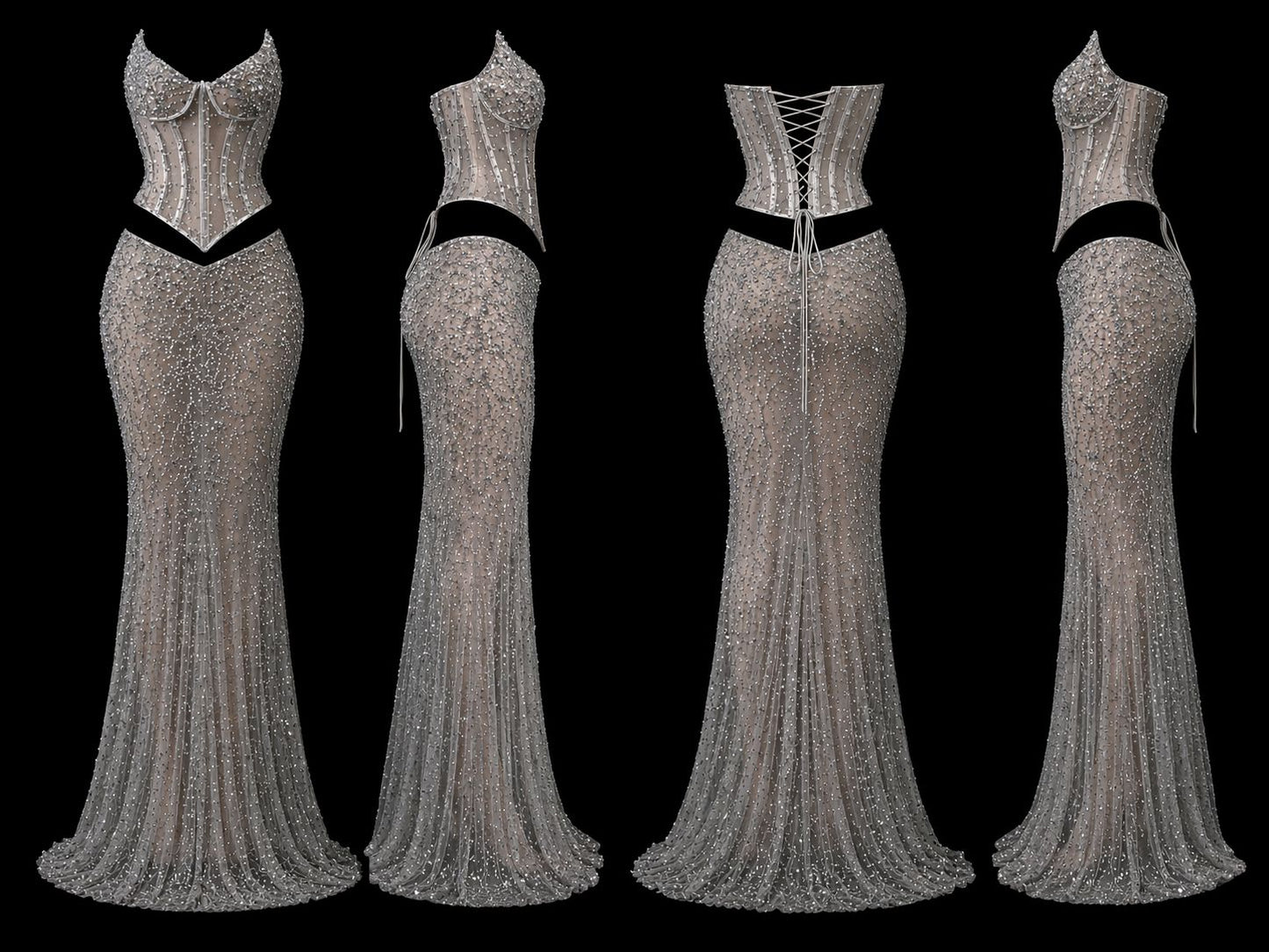 ARIA’NUR COUTURE AR-EV-28 Dress