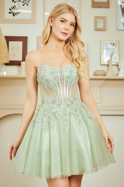 Amelia Couture 9083S Dress