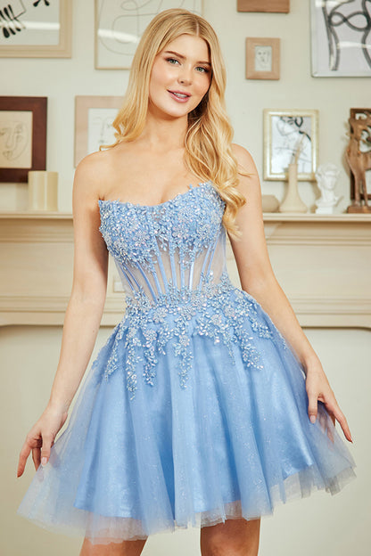 Amelia Couture 9083S Dress