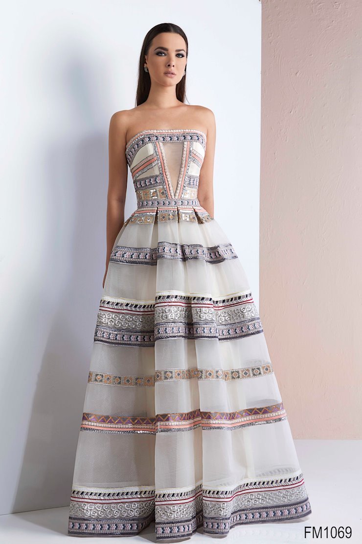 Azzure Couture FM1069 Dress - Elbisny