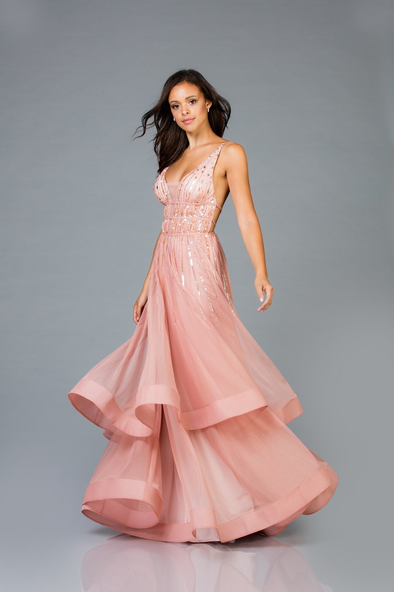 Scala Beaded A Line Dress 48947 - Elbisny
