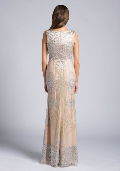 Lara 33622 - Lace Beaded Gown - Elbisny
