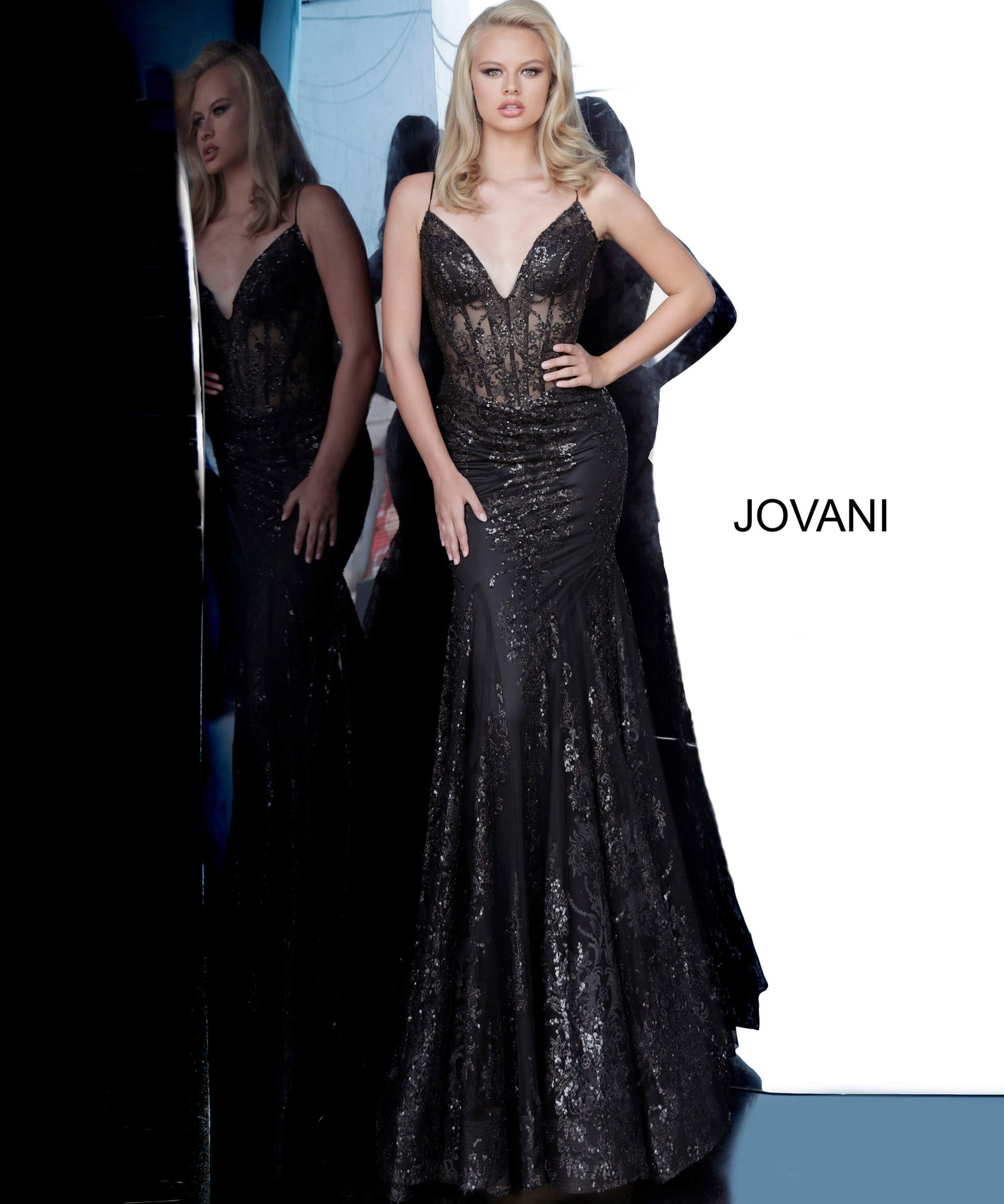 Jovani 3675 22 / Black Jovani 3675 22 / Black