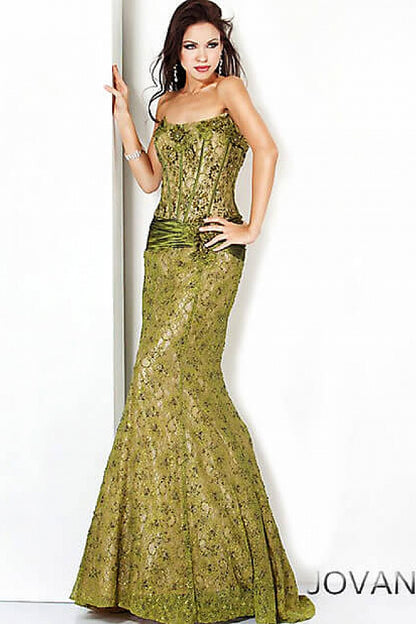 Embellished Floral Gown, Style Jovani 7732 - Elbisny