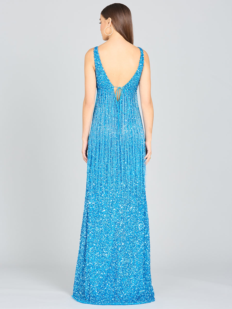 REGAN FRINGE SEQUIN DRESS