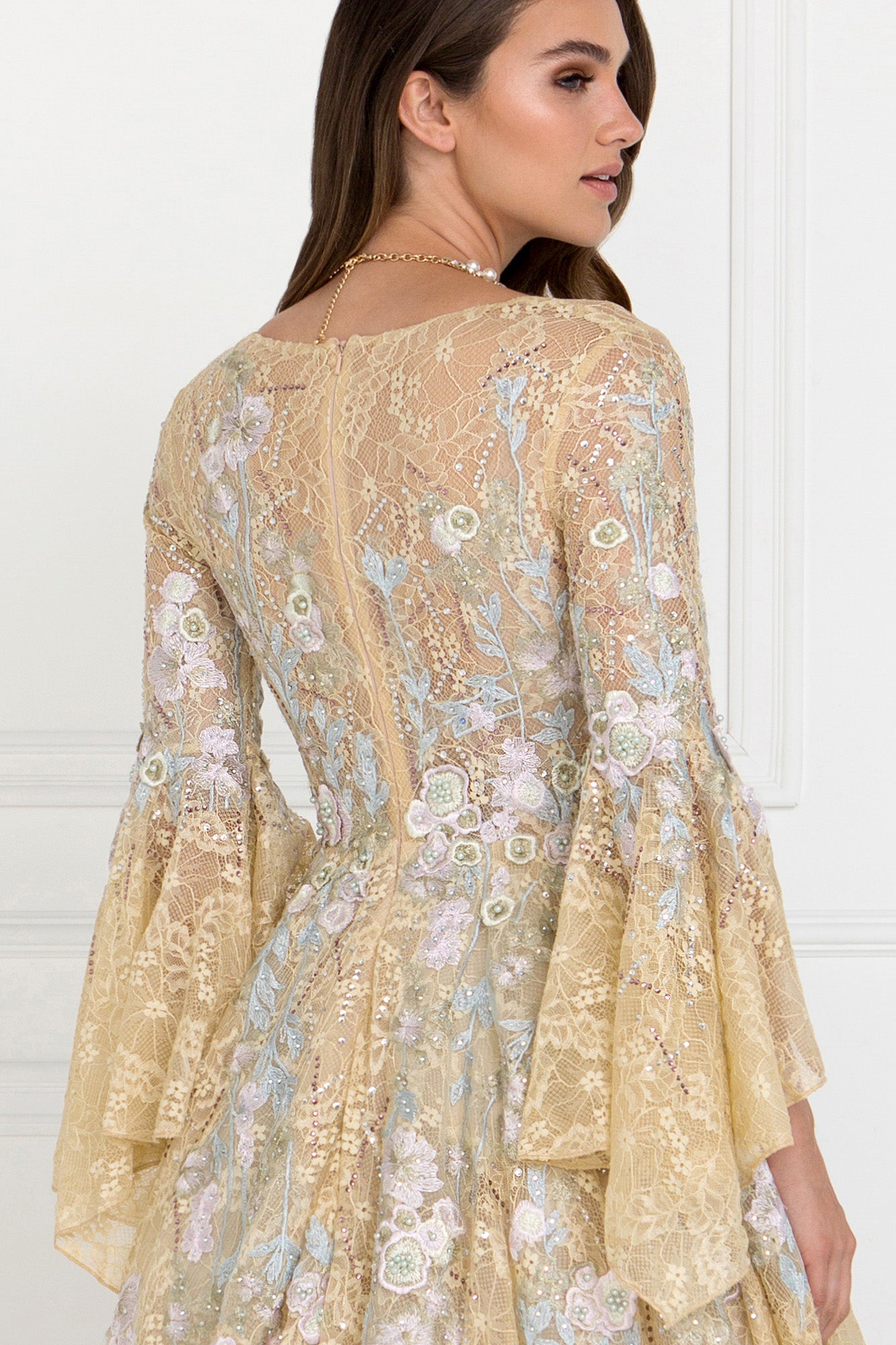 Elizabeth K GL1592 Prom Dress - Champagne | NewYorkDress Elizabeth K GL1592 Prom Dress - Champagne | NewYorkDress