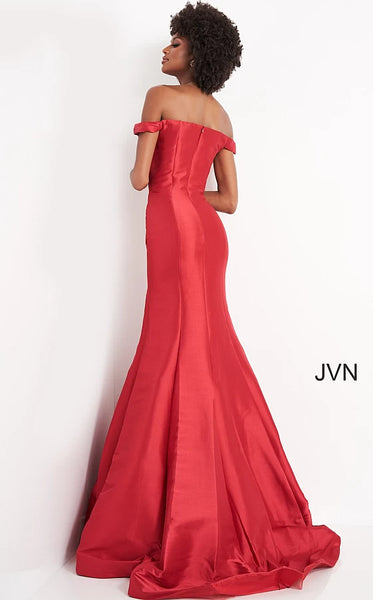 Black Off the Shoulder Mermaid Prom Dress JVN3245 - ElbisNY