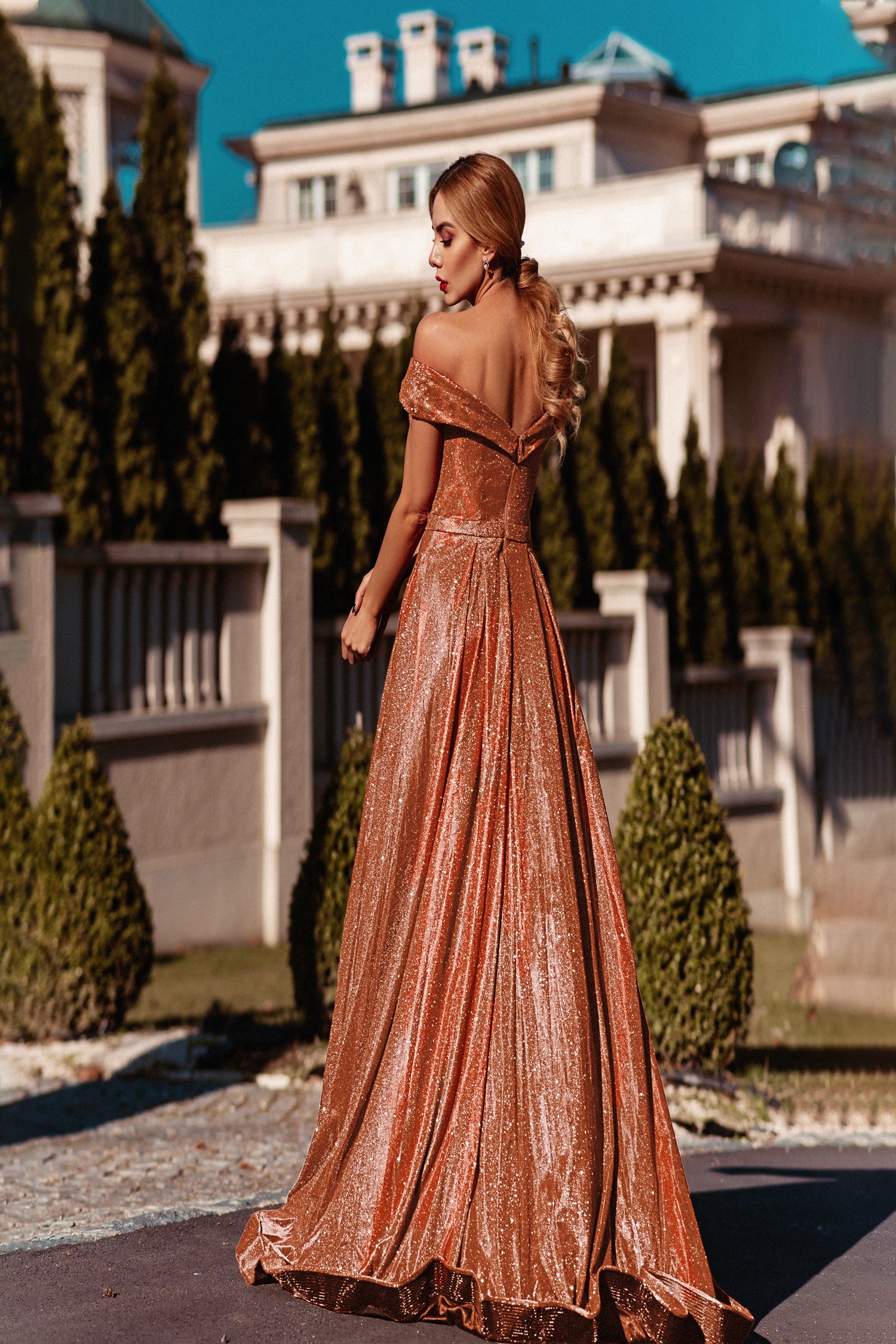 rust formal dress Scala 48938 Long Fitted Prom Sequins Runs true to size Katelynn is 58 and wearing a size XS with 4 heels. Explore Affordable Rust Bridesmaid Dresses