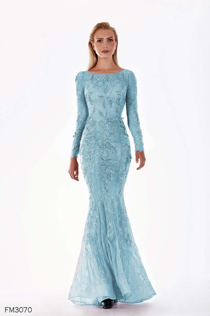 Azzure Couture FM3070 Dress - Elbisny